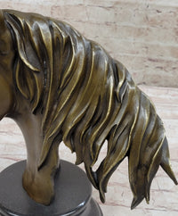 Hot Cast Bronze Horse Head Bust by Milo