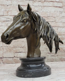 Hot Cast Bronze Horse Head Bust by Milo