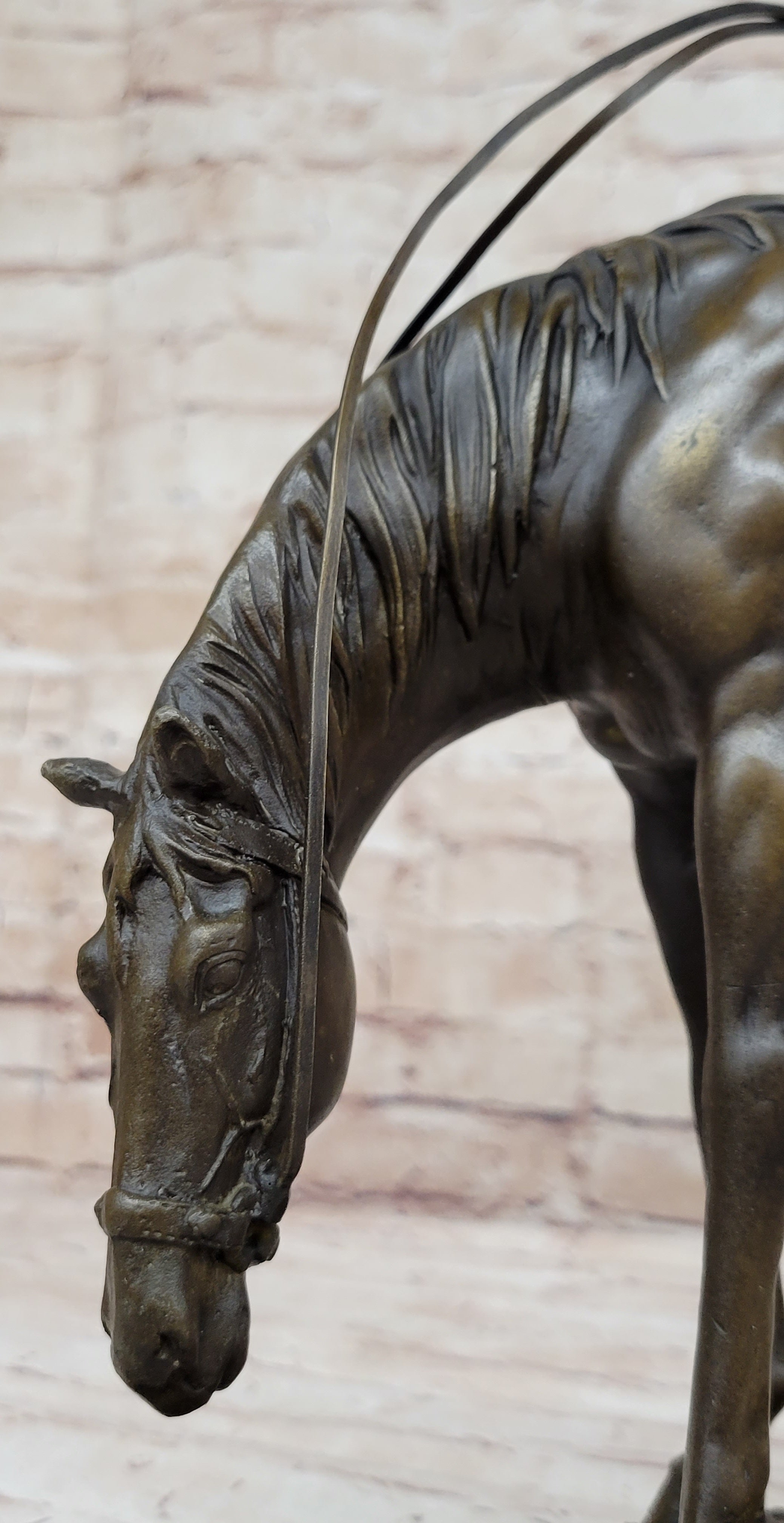 Western Cowboy on Horseback w/ Shotgun Bronze 16" x 14"