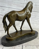 Arabian Horse Mare Bronze Sculpture on Marble Base 12" X 12.5"