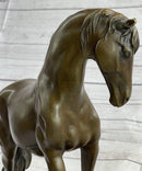 Arabian Horse Mare Bronze Sculpture on Marble Base 12" X 12.5"