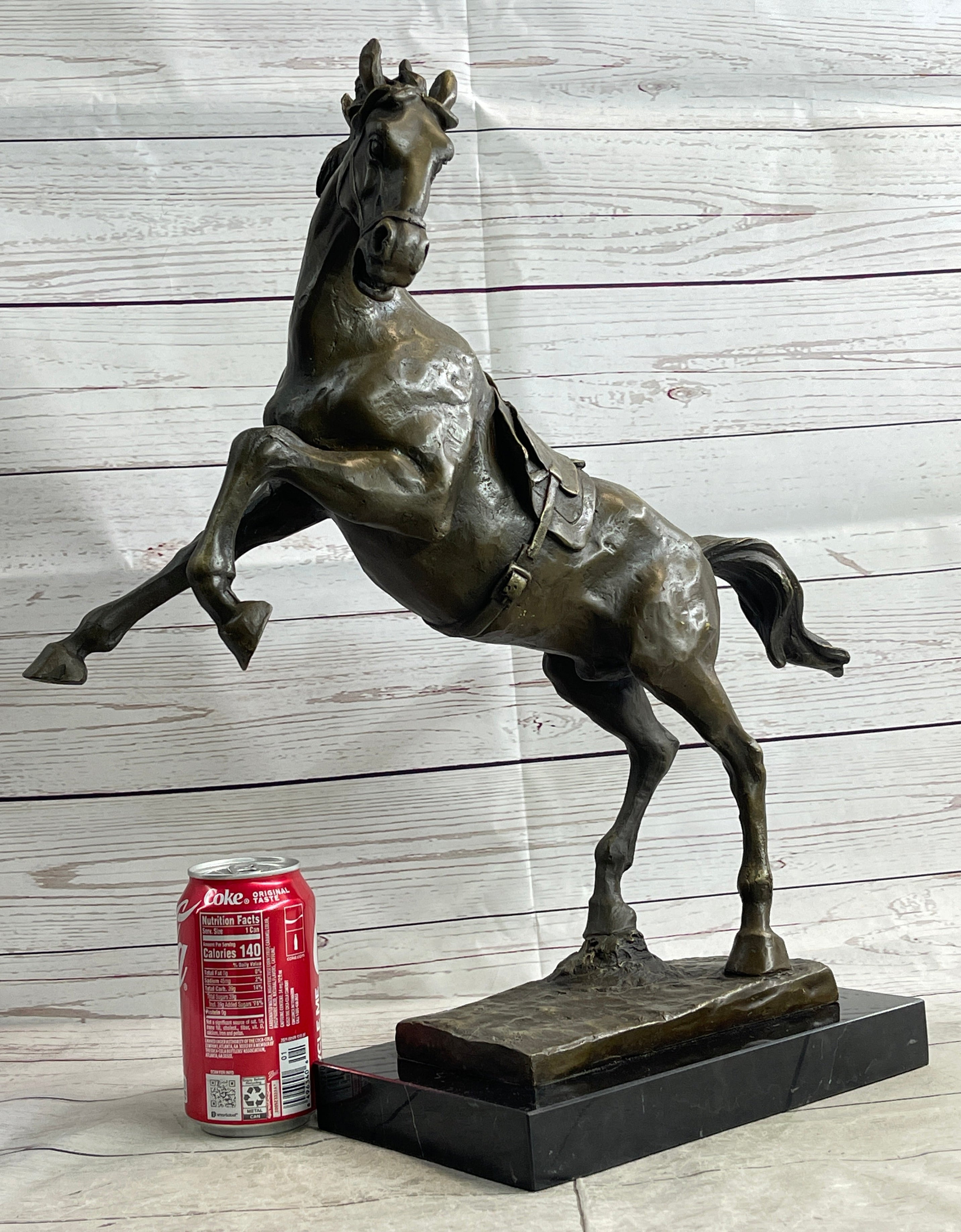 Sergeant Reckless USMC War Horse Mare Bronze Metal Sculpture