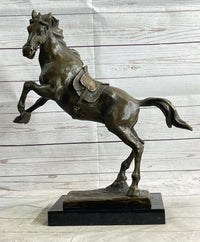 Sergeant Reckless USMC War Horse Mare Bronze Metal Sculpture