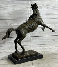 Sergeant Reckless USMC War Horse Mare Bronze Metal Sculpture
