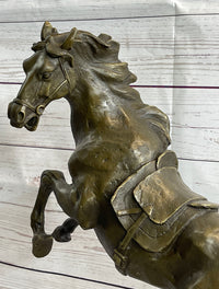 Sergeant Reckless USMC War Horse Mare Bronze Metal Sculpture