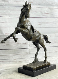 Sergeant Reckless USMC War Horse Mare Bronze Metal Sculpture