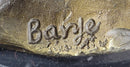 Donkey Mule Ass Bronze Sculpture on Marble Base Signed Barye