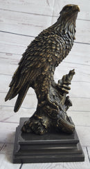 Eagle Bird Wildlife Art Deco Art Nouveau Bronze Sculpture