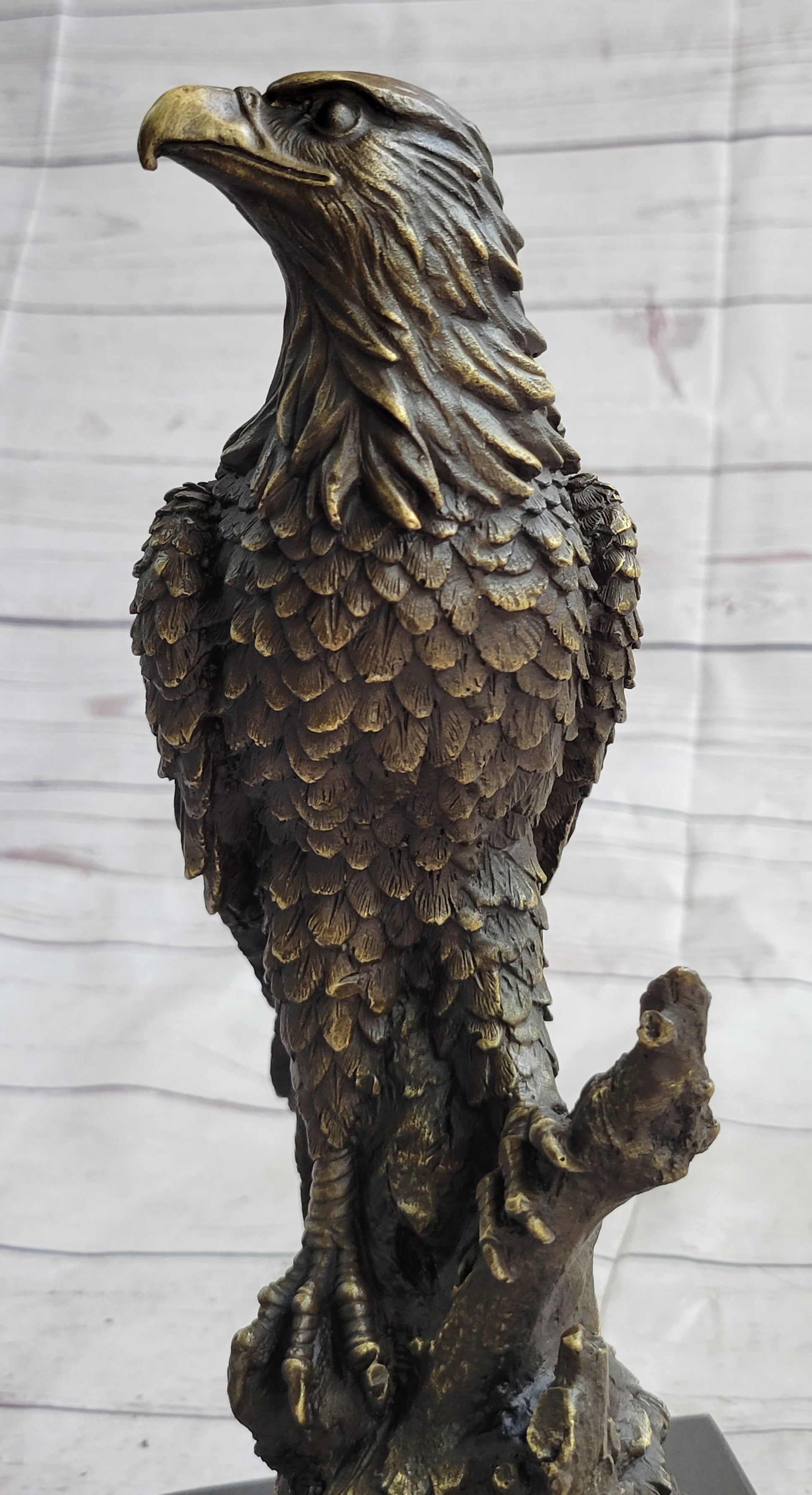 Eagle Bird Wildlife Art Deco Art Nouveau Bronze Sculpture