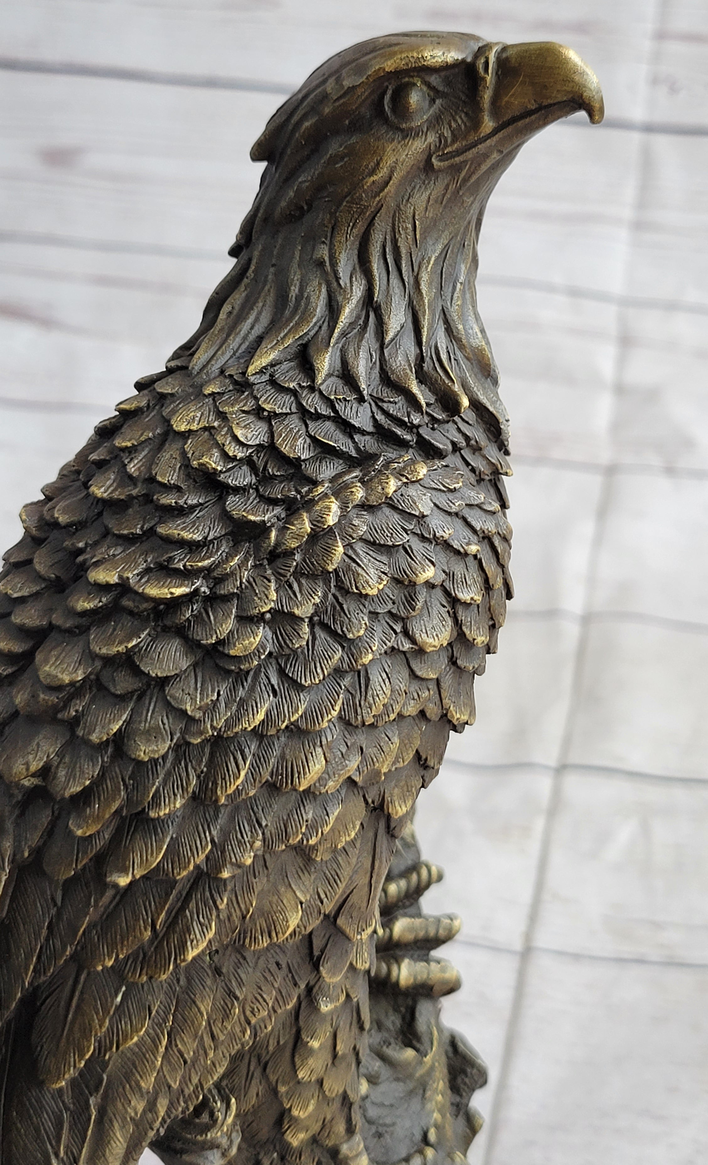 Eagle Bird Wildlife Art Deco Art Nouveau Bronze Sculpture