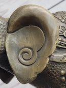 Indian Elephant Bronze Sculpture Hindu Design Art