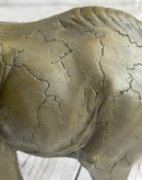 Elephant Bronze Metal Sculpture 11" x 13"