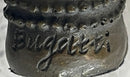 Signed Laughing Elephant Symbol of Luck Bronze Sculpture
