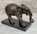 Elephant Bronze Sculpture on Marble Base - Antoine Barye