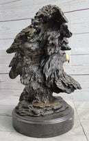 Miguel Lopez Milo Double Eagle Bronze Sculpture