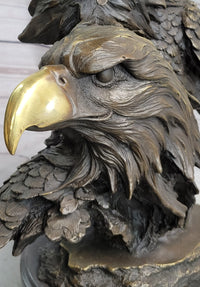 Miguel Lopez Milo Double Eagle Bronze Sculpture