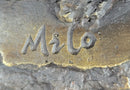 Miguel Lopez Milo Double Eagle Bronze Sculpture