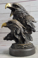 Miguel Lopez Milo Double Eagle Bronze Sculpture