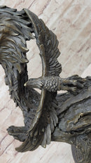 Milo Eagle Falcon Head Genuine Bronze Sculpture