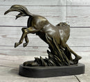 Signed Original Artwork by Fisher Wild Horse Bronze Sculpture