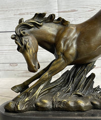 Signed Original Artwork by Fisher Wild Horse Bronze Sculpture