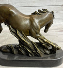 Signed Original Artwork by Fisher Wild Horse Bronze Sculpture