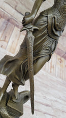 14” Heavy Solid Bronze Lady Blind Justice Themis