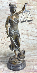 23'' Tall Blind Justice Graduation Gift Lawyer Student Bronze