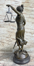 23'' Tall Blind Justice Graduation Gift Lawyer Student Bronze