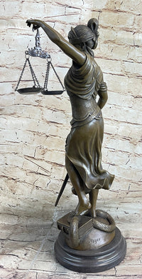 23'' Tall Blind Justice Graduation Gift Lawyer Student Bronze