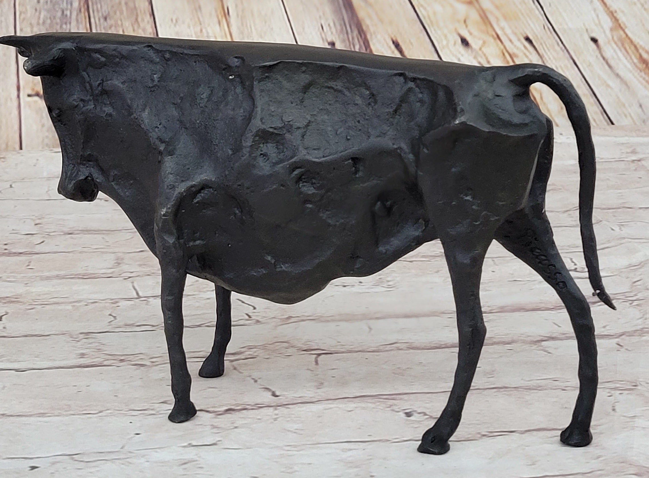 Picasso Bronze Bull Cubist Sculpture El Toro Black Sale