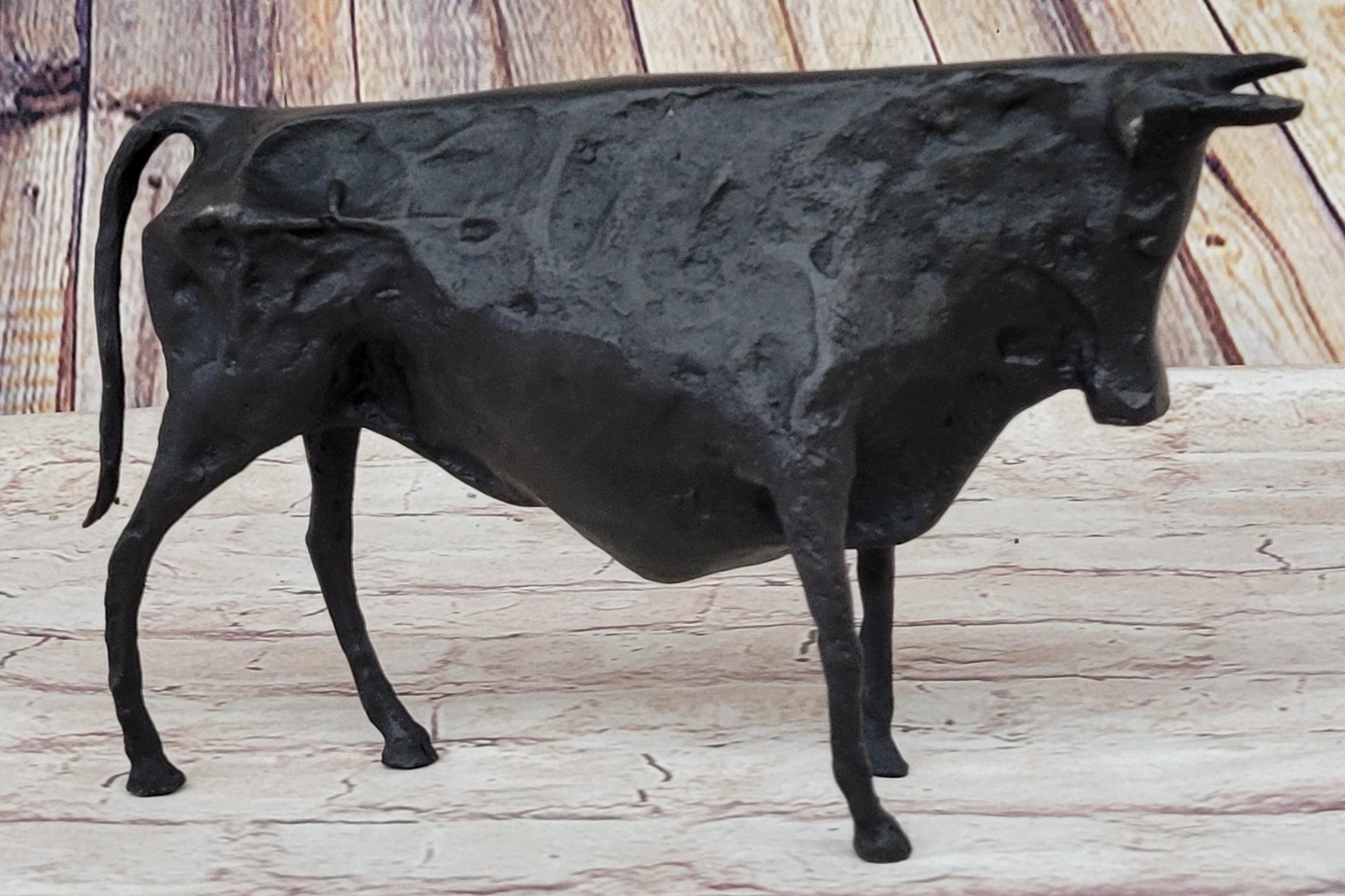 Picasso Bronze Bull Cubist Sculpture El Toro Black Sale