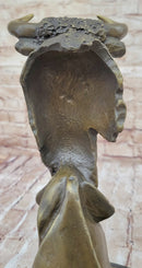 Abstract Bull Monument Bronze Sculpture