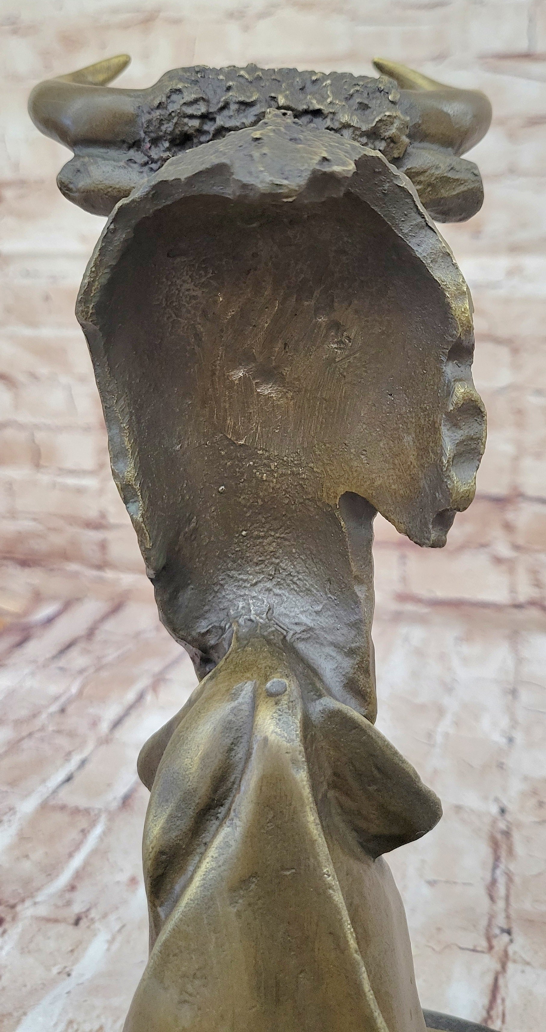 Abstract Bull Monument Bronze Sculpture