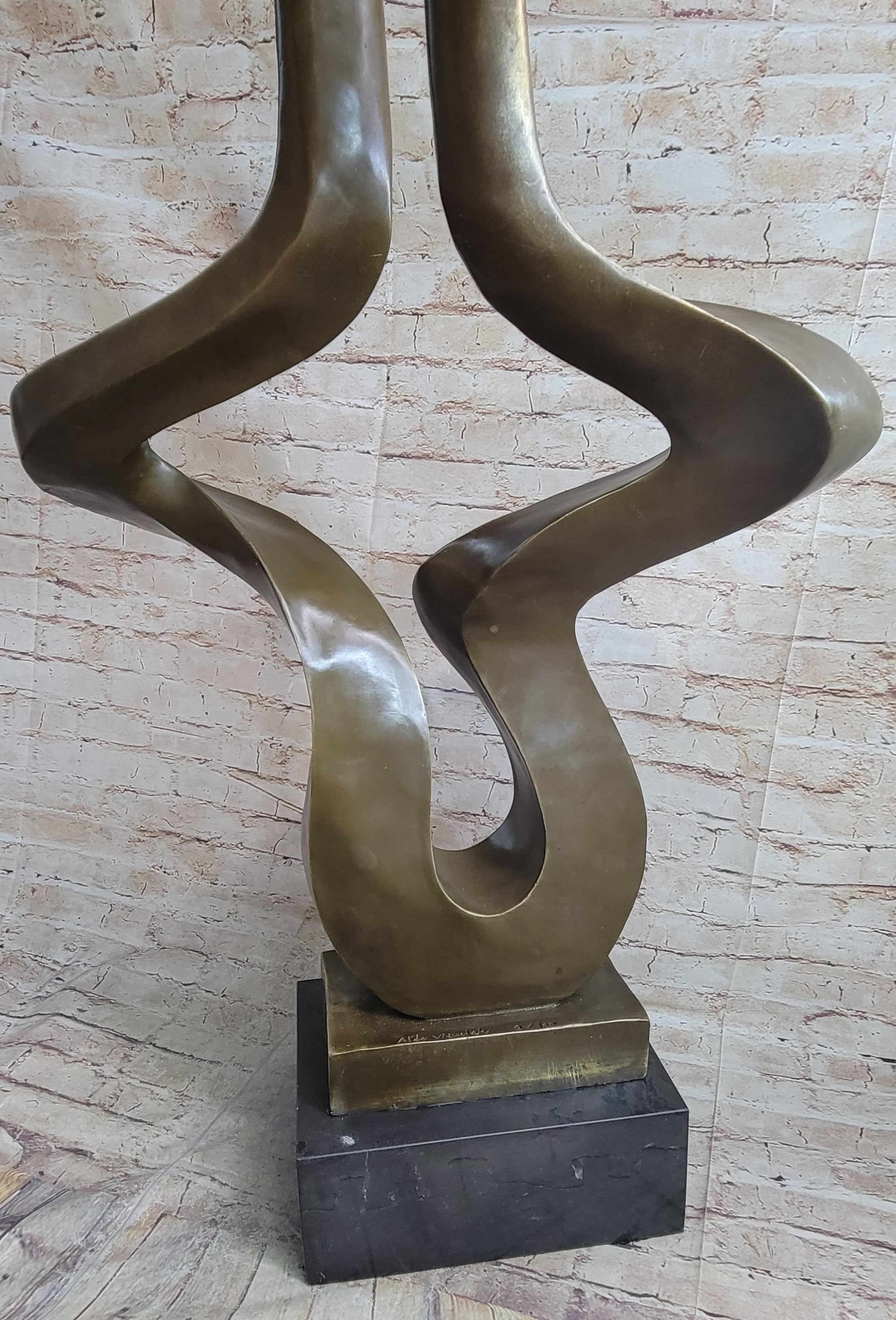 Signed Aldo Vitaleh Abstract Modern Art Sculpture