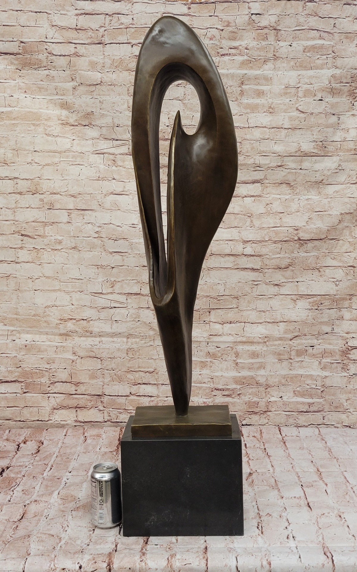 Mid-Century Modern Bronze Sculpture - Abstract Design