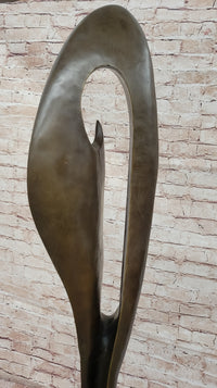 Mid-Century Modern Bronze Sculpture - Abstract Design