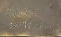 Mid-Century Modern Bronze Sculpture - Abstract Design