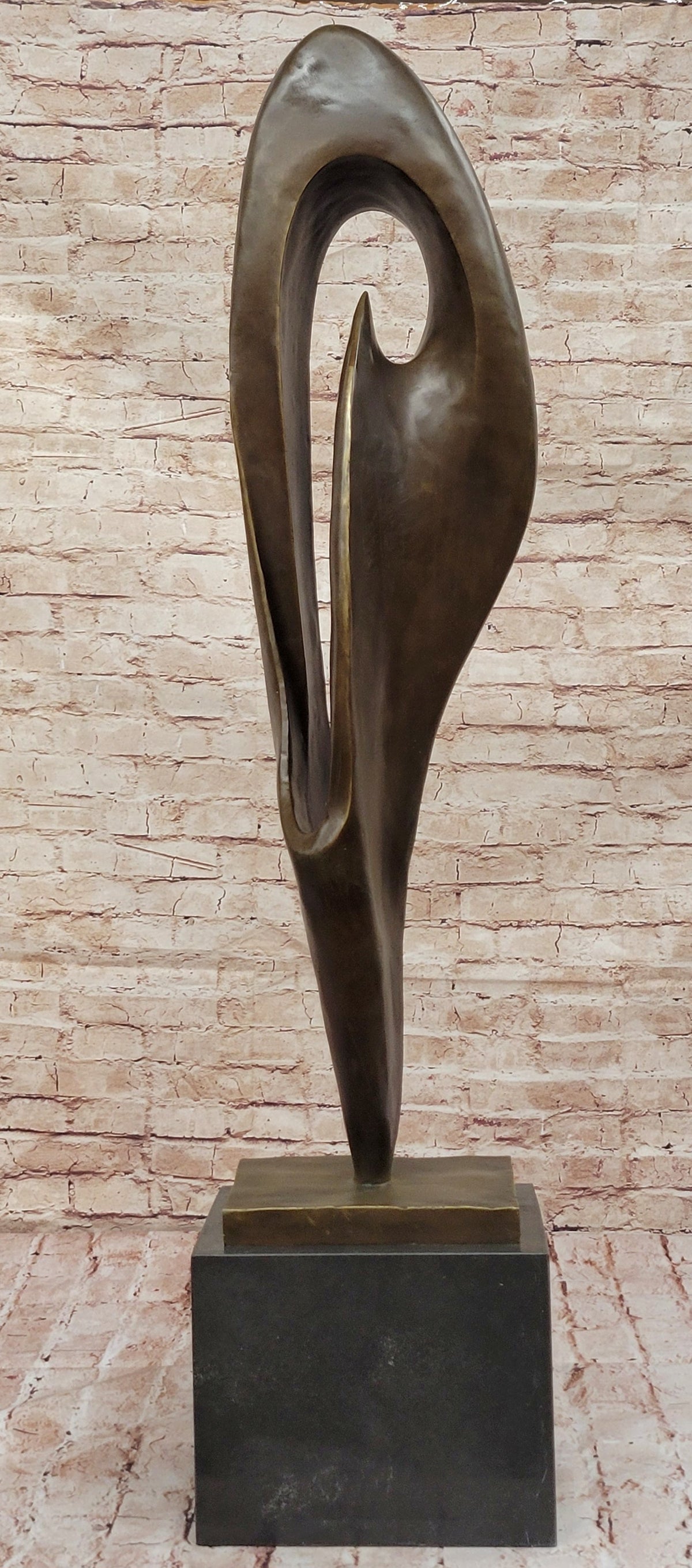 Mid-Century Modern Bronze Sculpture - Abstract Design
