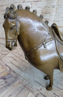 Tang Horse by Zhang Art Deco Bronze Sculpture