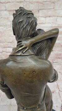 Bronze Couple Sculpture – Embrace of Love