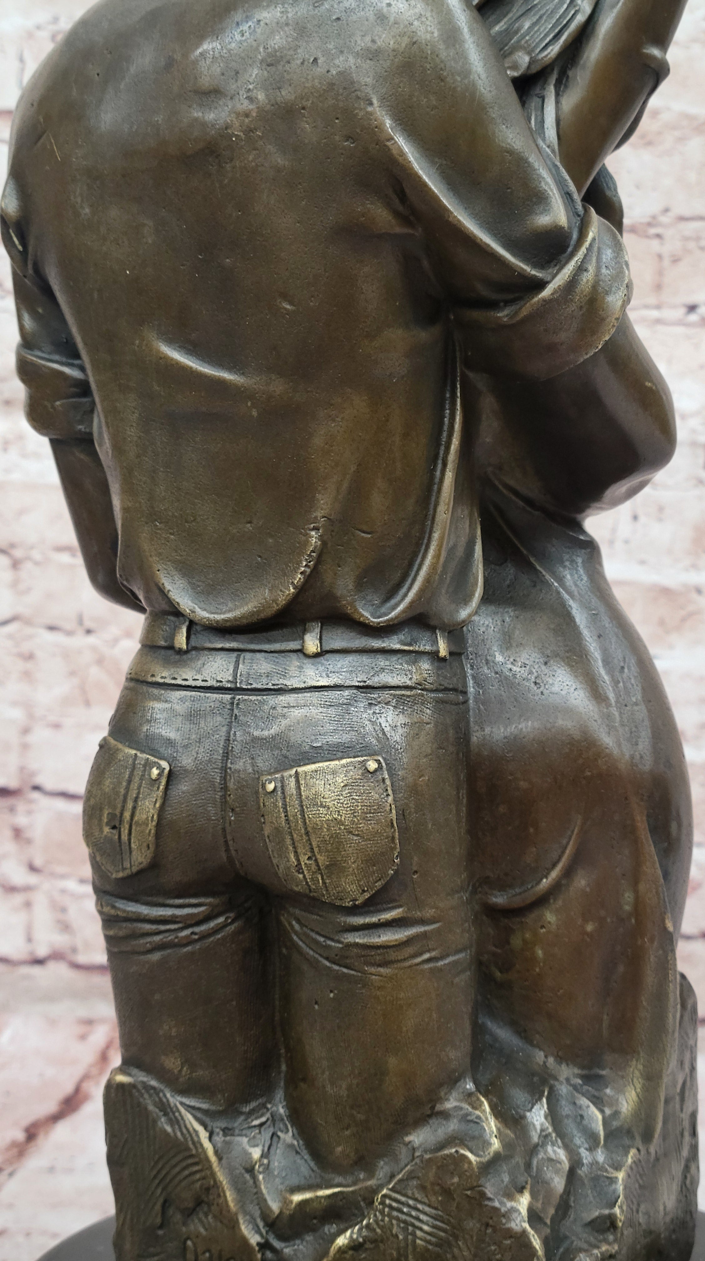 Bronze Couple Sculpture – Embrace of Love