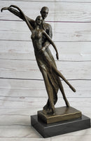Bronze Sculpture Modern Art Ballerina Dancers by Aldo Vitaleh