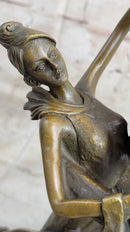 Signed Aldo Vitaleh Tango Dance Tribute to Degas Bronze Sculpture