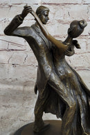 Signed Aldo Vitaleh Tango Dance Tribute to Degas Bronze Sculpture
