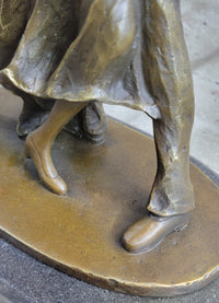 Signed Aldo Vitaleh Tango Dance Tribute to Degas Bronze Sculpture