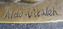 Signed Aldo Vitaleh Tango Dance Tribute to Degas Bronze Sculpture