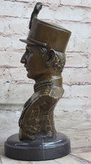 Reza Shah Pahlavi Persian Bust Sculpture Art