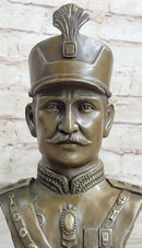 Reza Shah Pahlavi Persian Bust Sculpture Art