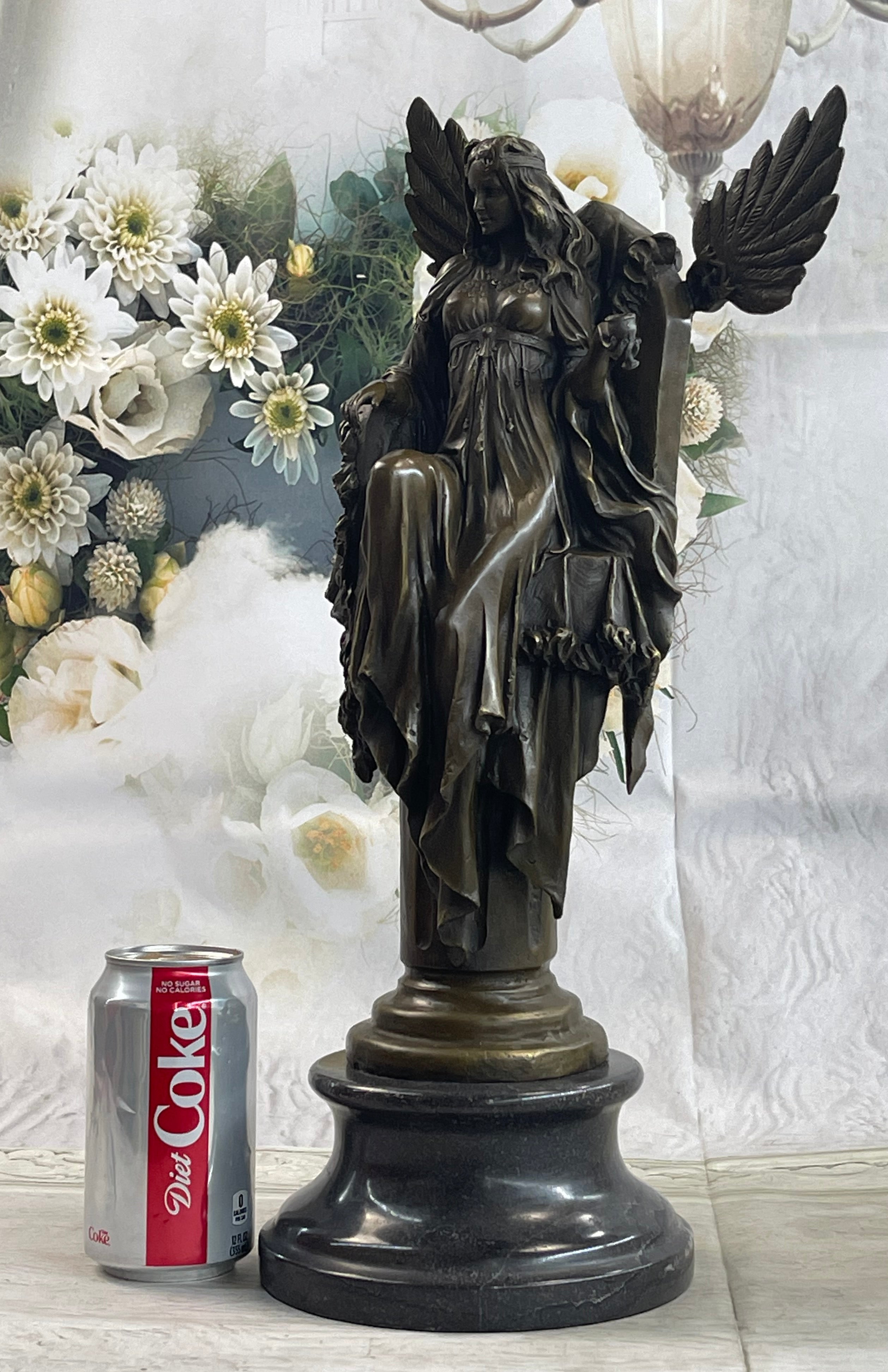 Signed Original Artwork by Cesaro Cleopatra Bronze Sculpture